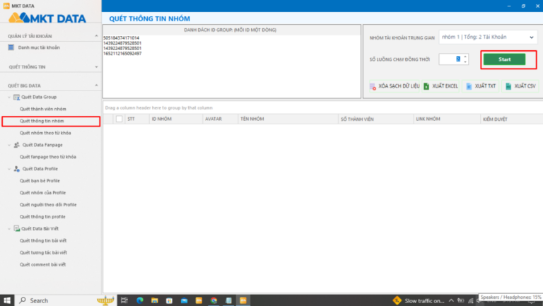Hướng dẫn lấy uid Facebook cá nhân bằng MKT Data