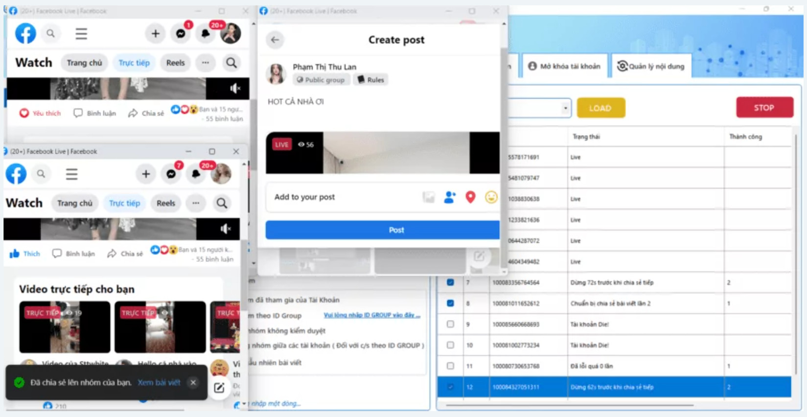 Cách tăng mắt xem livestream FB bằng MKT Care
