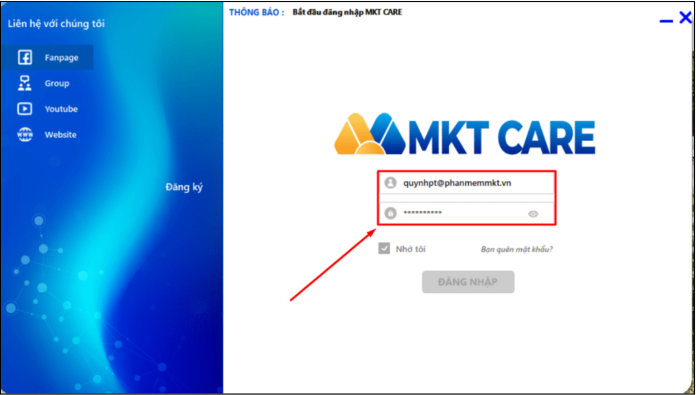 Hướng dẫn tăng comment MKT Care 