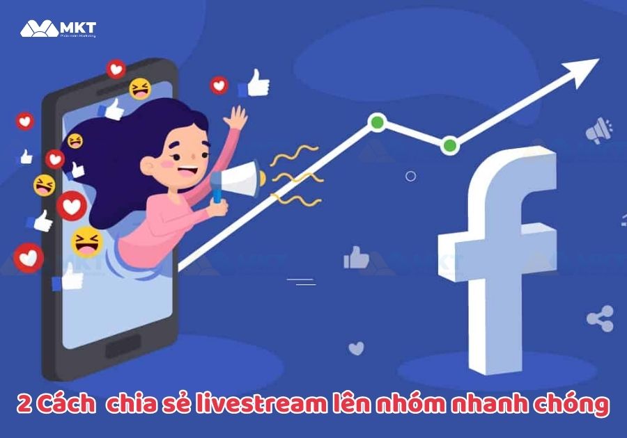 Cách chia sẻ livestream lên nhiều nhóm