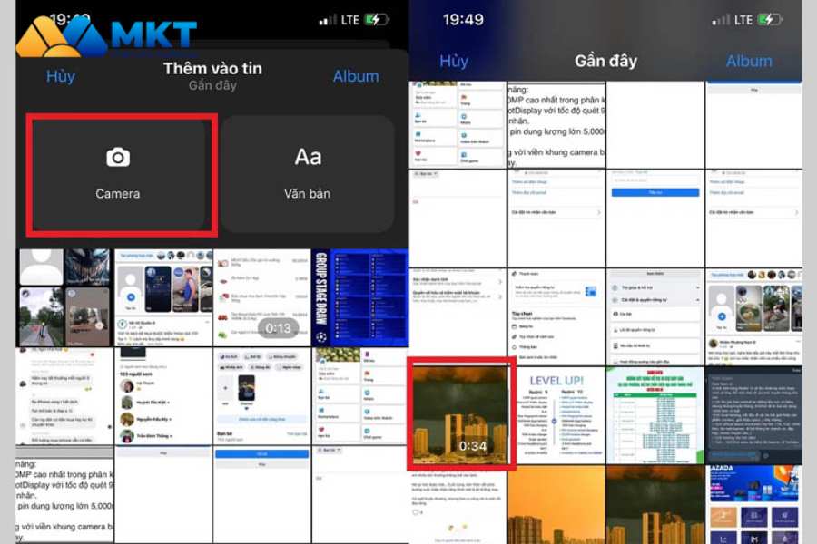 Cách đăng video dài lên story Facebook trên iPhone