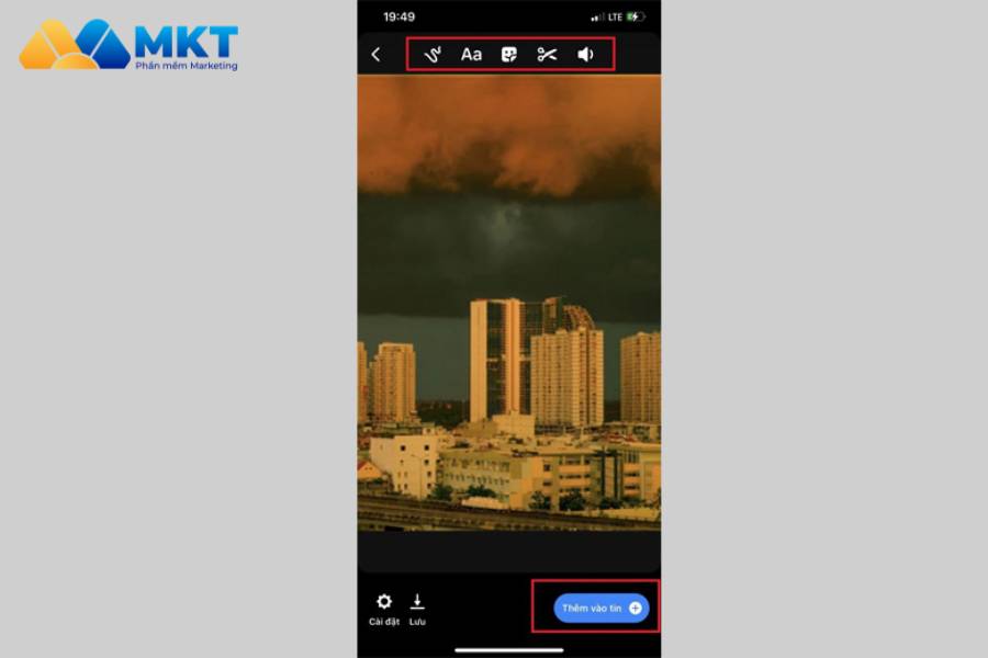 Cách đăng video dài lên story Facebook trên iPhone
