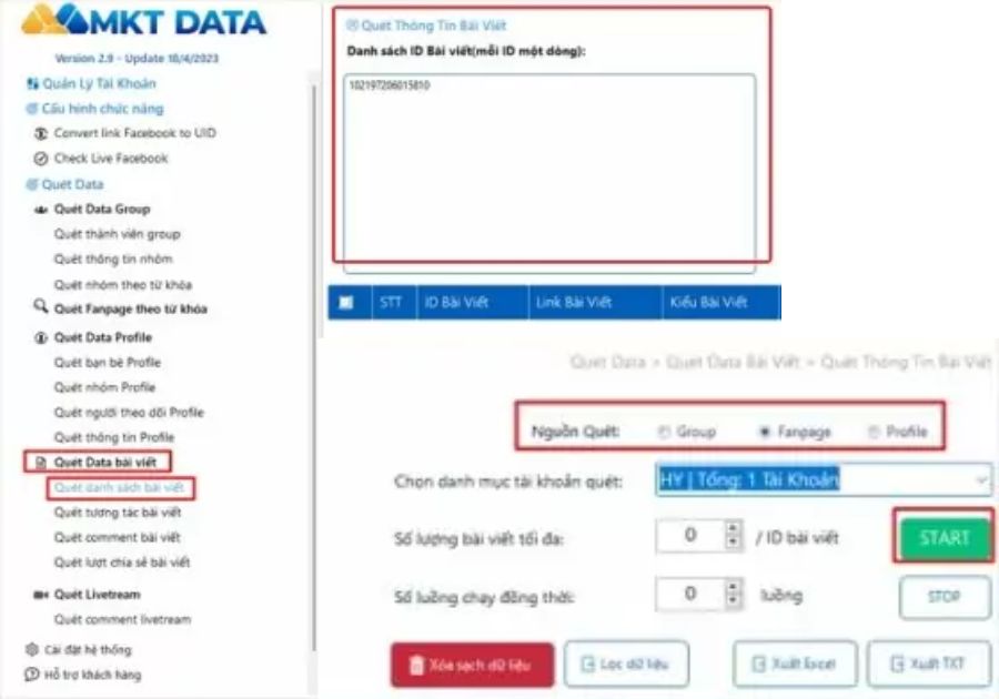 Hướng dẫn cách get UID bài viết tự động