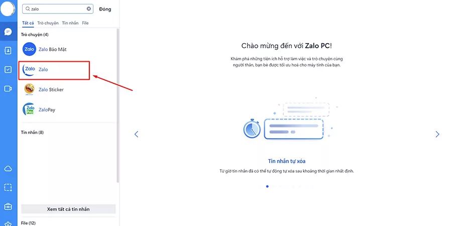 Làm sao xóa lịch sử đăng nhập Zalo trên PC