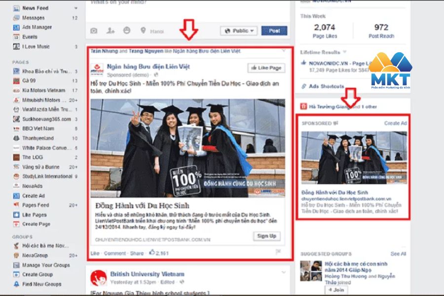 Quảng cáo Page Likes