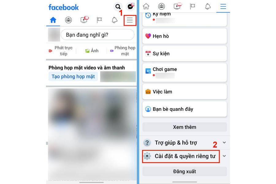 Cách đổi tên trên Facebook bằng điện thoại Android
