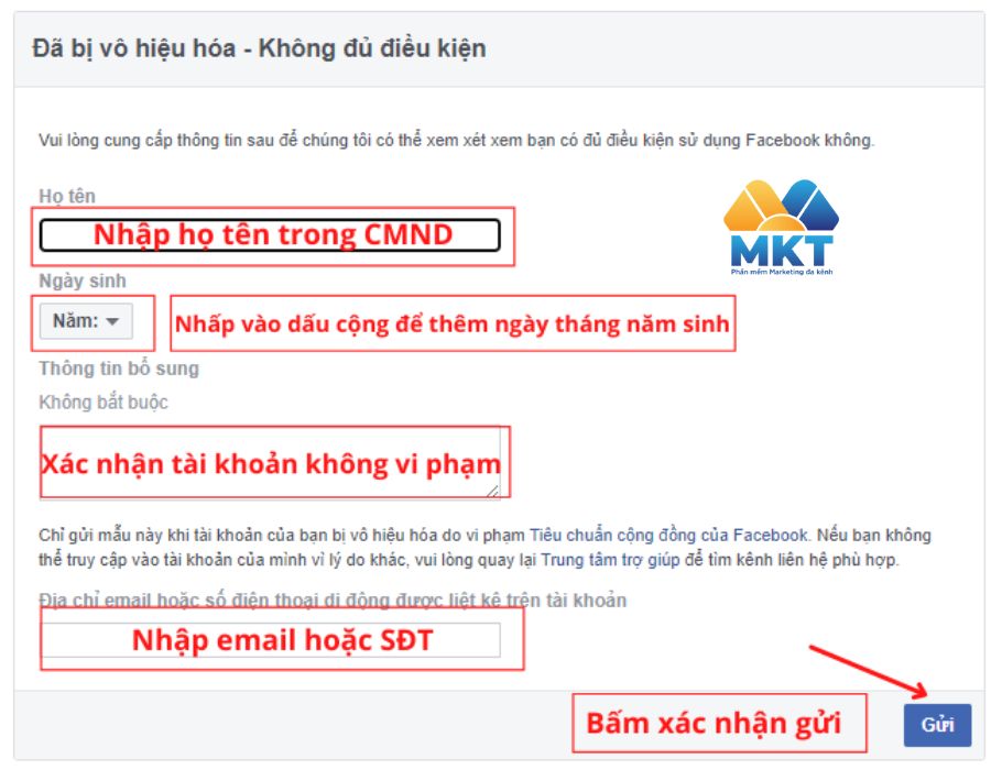 Cách lấy lại tài khoản Facebook bị vô hiệu hóa vì chưa đủ tuổi
