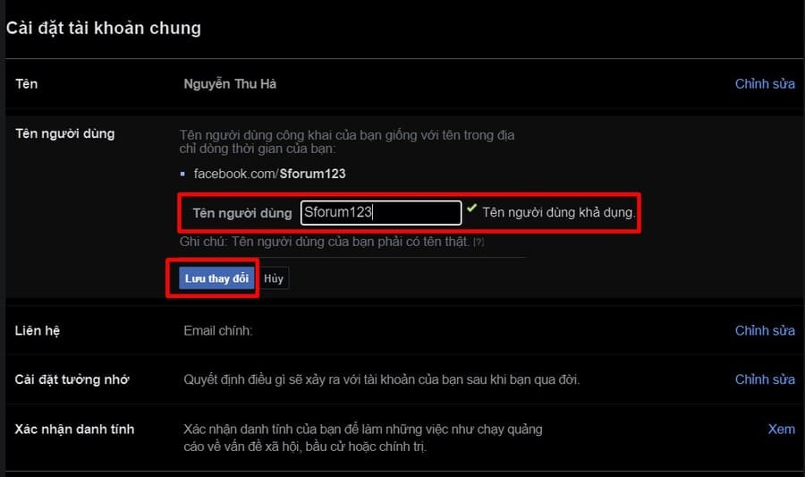 Cách rút gọn link Facebook cá nhân nhanh chóng trên máy tính