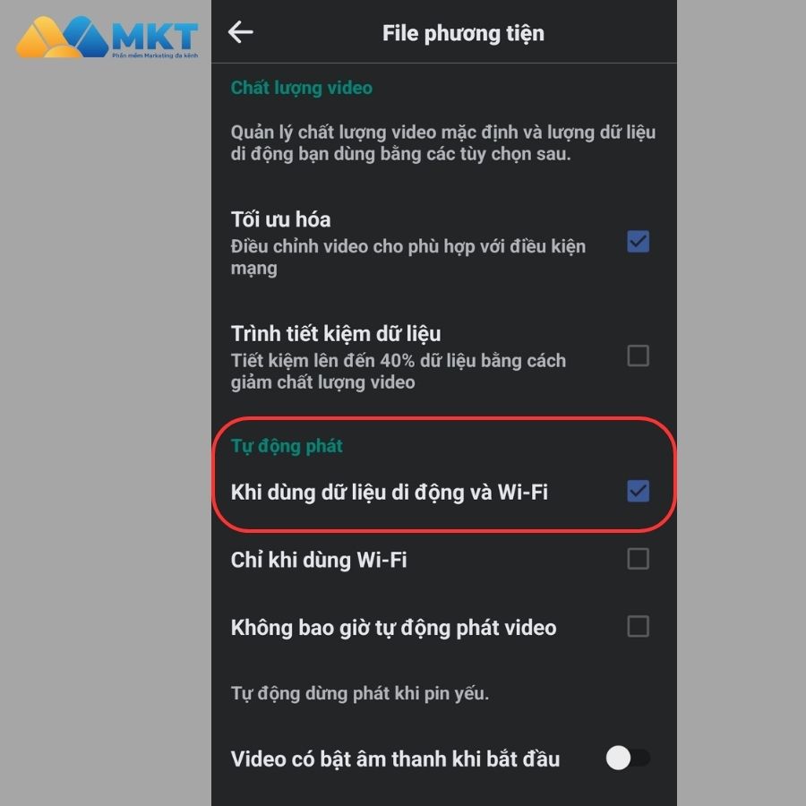 Cách khắc phục lỗi Facebook watch không tự phát video