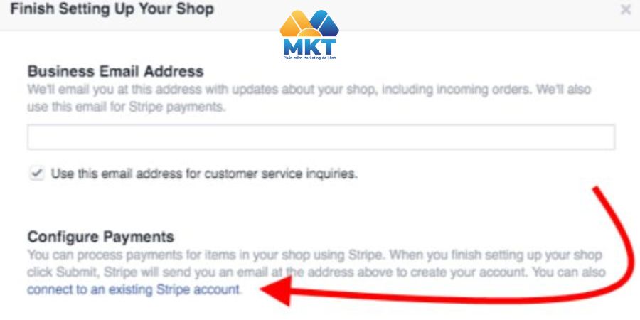 Thiết lập phương thức thanh toán