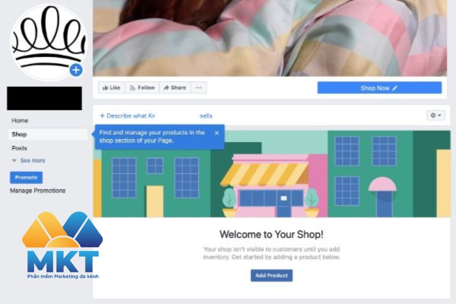 Thêm sản phẩm vào cửa hàng Facebook