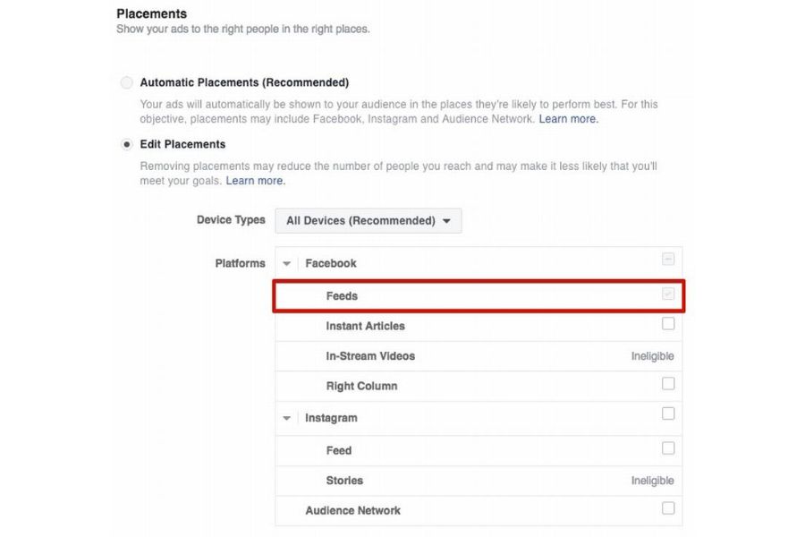 Tạo quảng cáo Messenger