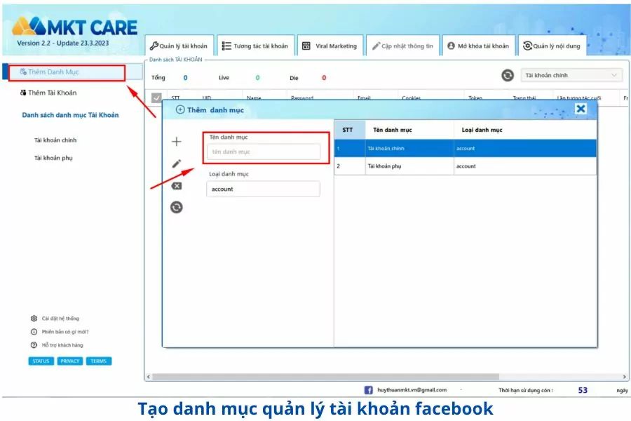 Cách dùng tool nuôi nick Facebook hàng loạt