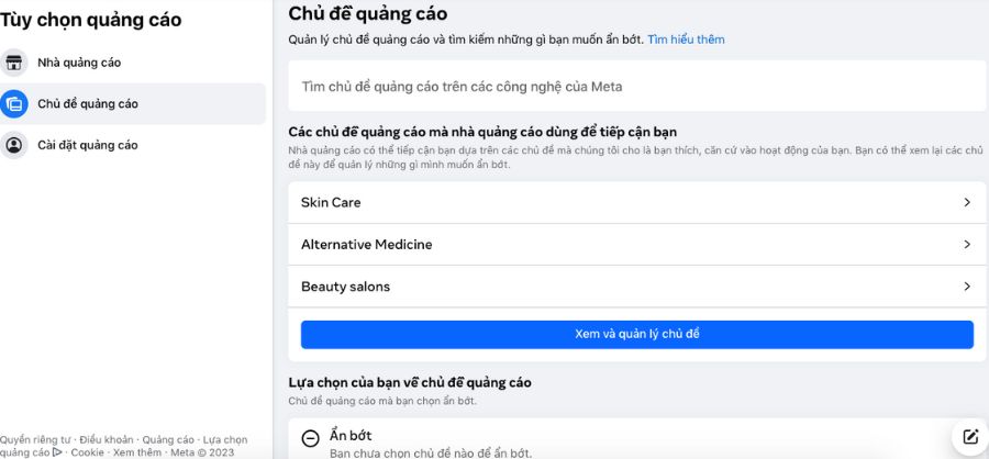 Cách chặn quảng cáo Facebook trên máy tính