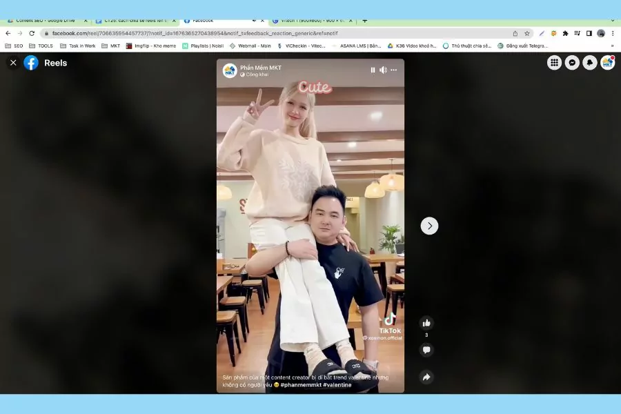 Cách chia sẻ reels lên story Facebook trên máy tính chỉ 3 bước