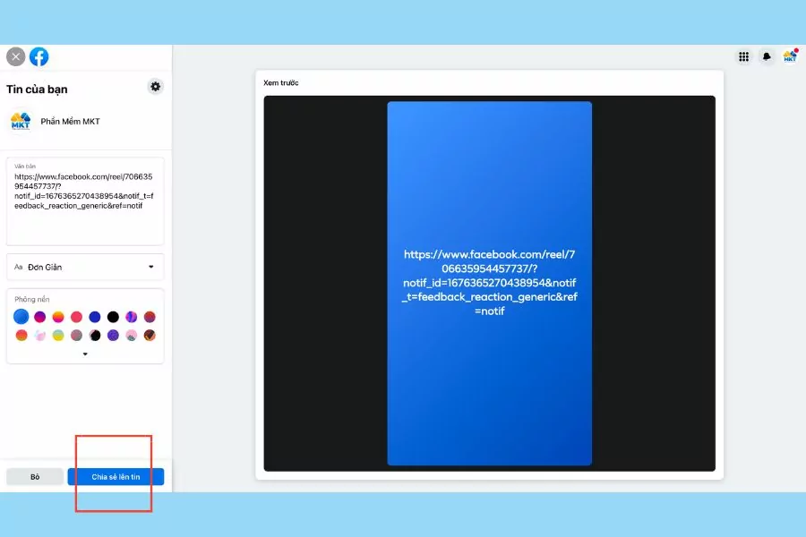 2 Cách chia sẻ reels lên story Facebook 