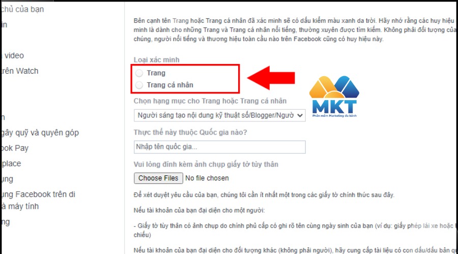 Cách đăng ký tích xanh Facebook