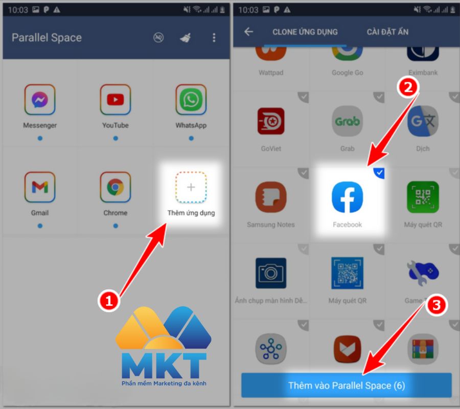 Cách dùng 2 Facebook trên 1 điện thoại