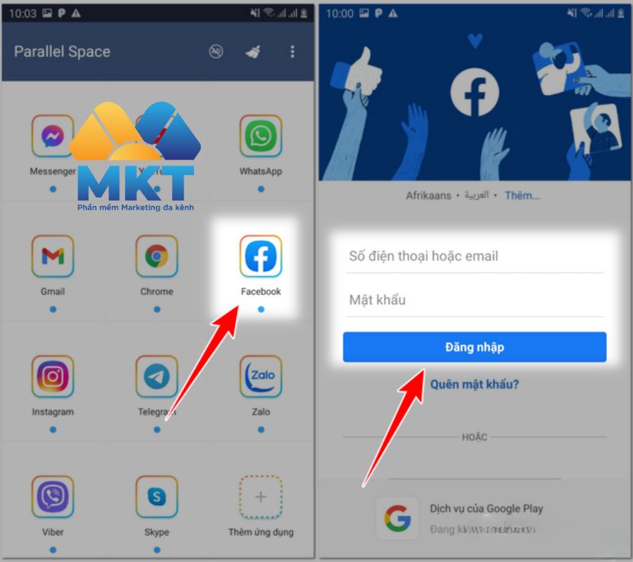 Cách dùng 2 Facebook trên 1 điện thoại