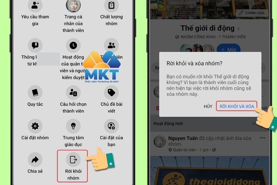 Cách xóa nhóm trên Facebook nhanh nhất
