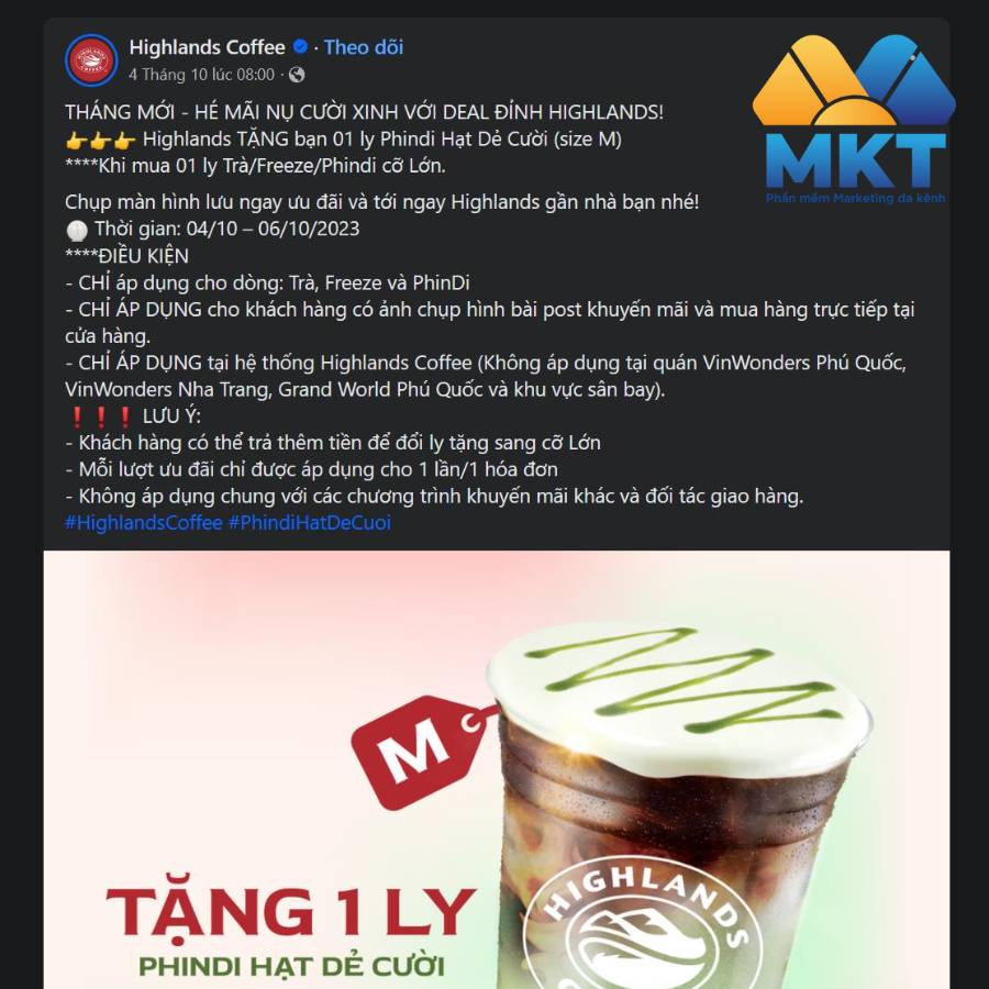 Content chương trình khuyến mãi
