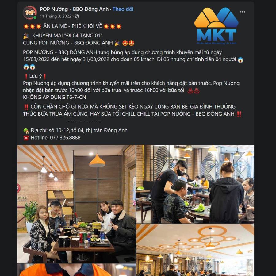 Content chương trình khuyến mãi