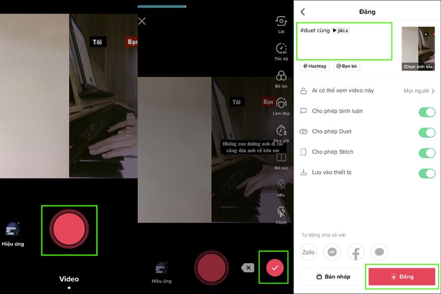 Duet trên Tiktok là gì? Tất tần tật về duet Tiktok