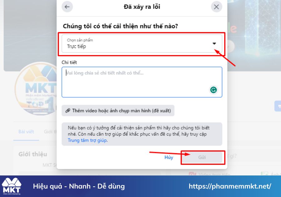 Chi tiết về phản hồi