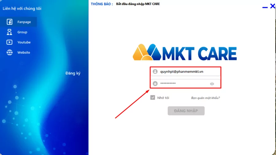 Phần mềm hack auto kết bạn Facebook MKT Care