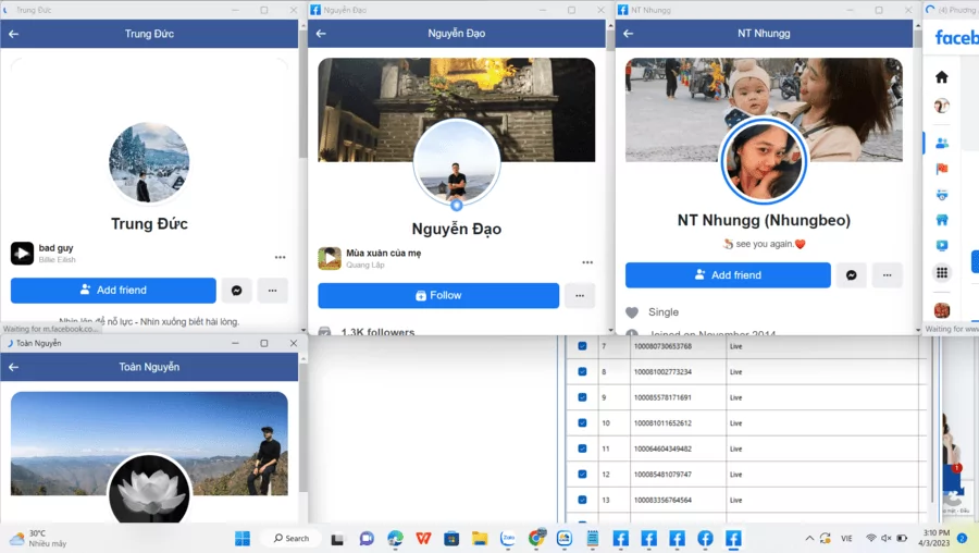 Tool hack auto kết bạn Facebook xịn