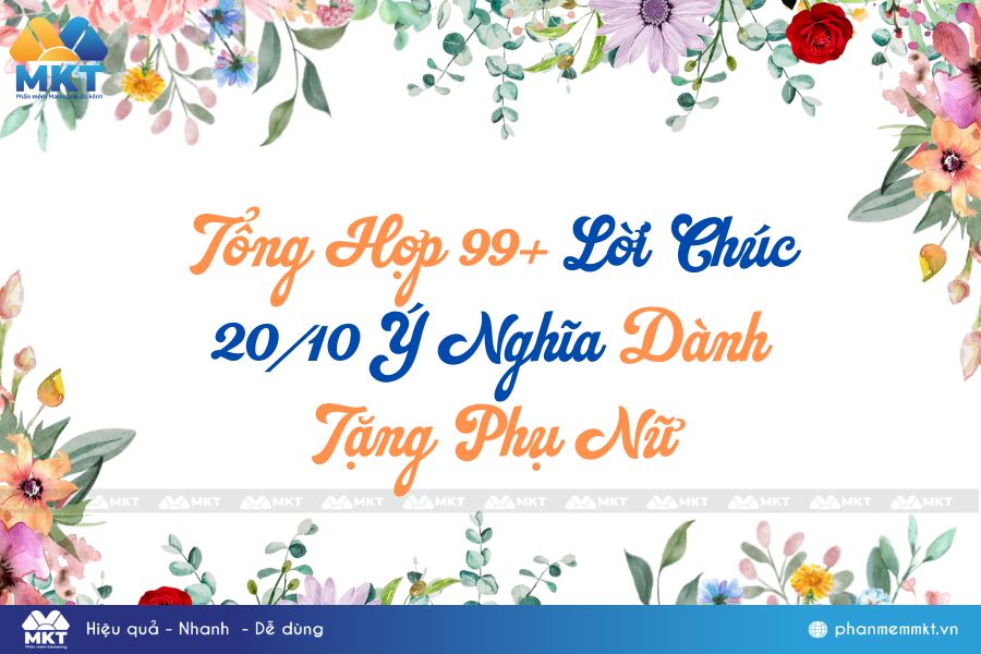 Lời chúc 20/10 hay và ý nghĩa