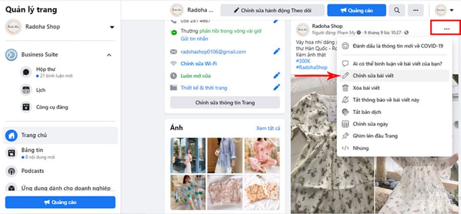 TOP 5 lỗi không chỉnh sửa được bài viết trên fanpage