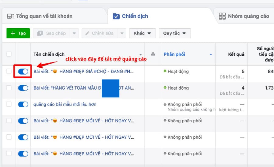 Lỗi không chỉnh sửa được bài viết trên fanpage - do chạy quảng cáo