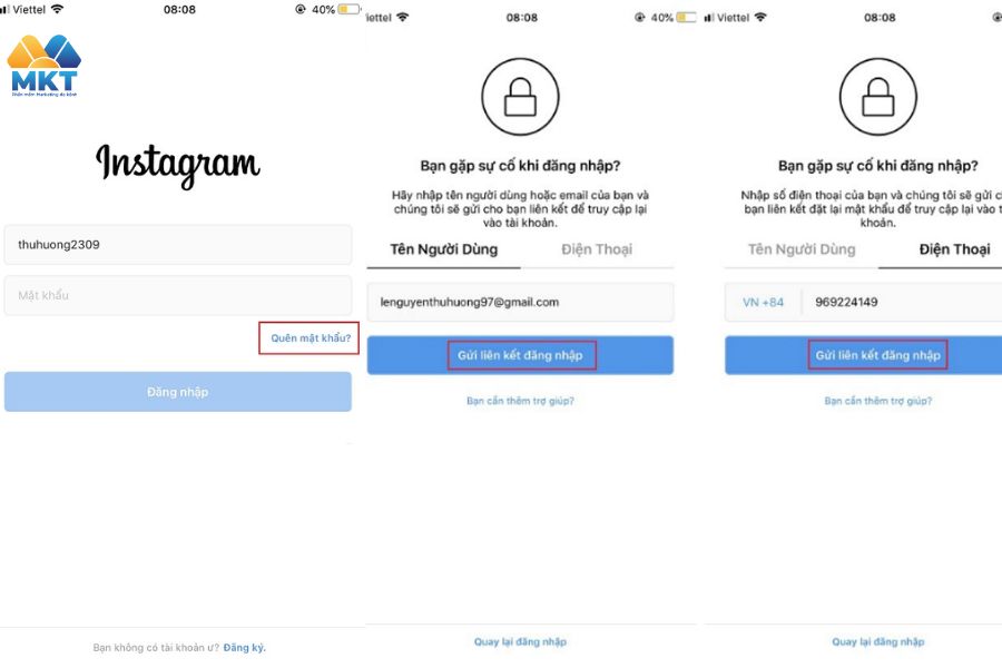 Các lỗi trên Instagram