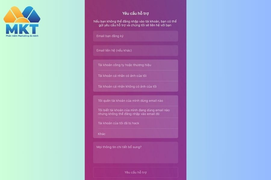 Các lỗi trên Instagram