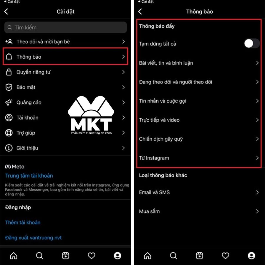 Các lỗi trên Instagram