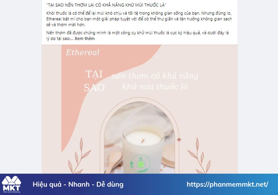 Đăng tải công dụng của nến thơm