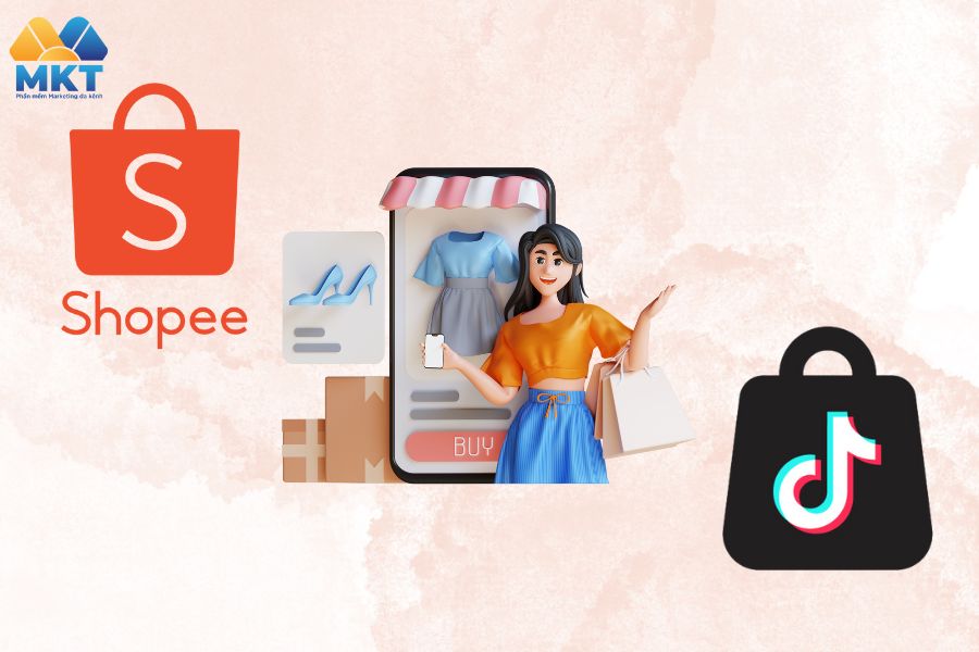 So sánh TikTok Shop và Shopee
