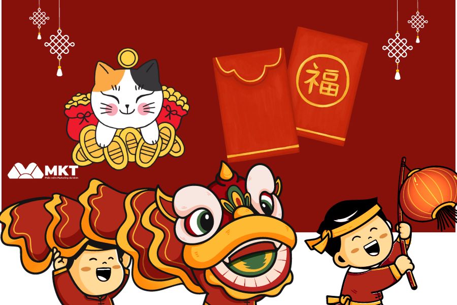 Bán đồ trang trí và bao lì xì Tết