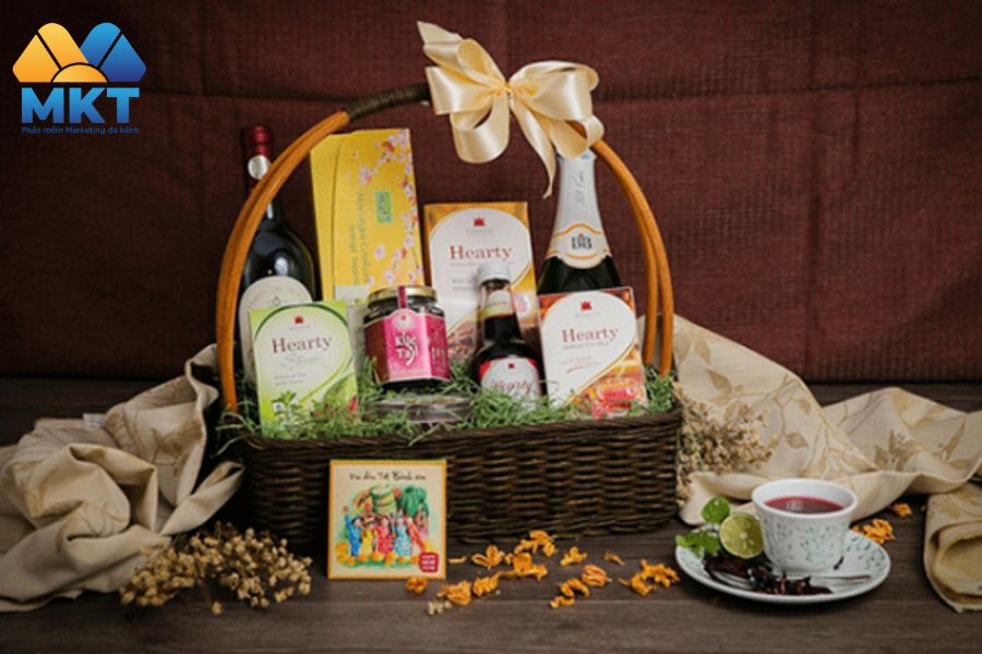 Kinh doanh quà Tết, giỏ quà Tết