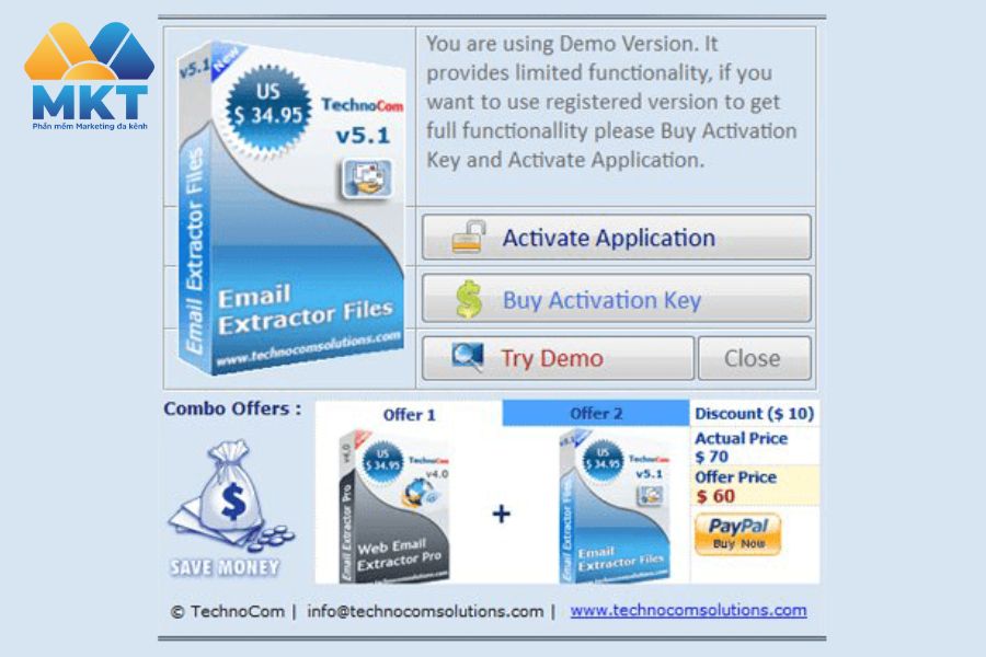 Tool quét data khách hàng - Free Email Extractor
