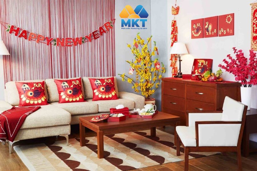 Ý tưởng decor Tết 2024