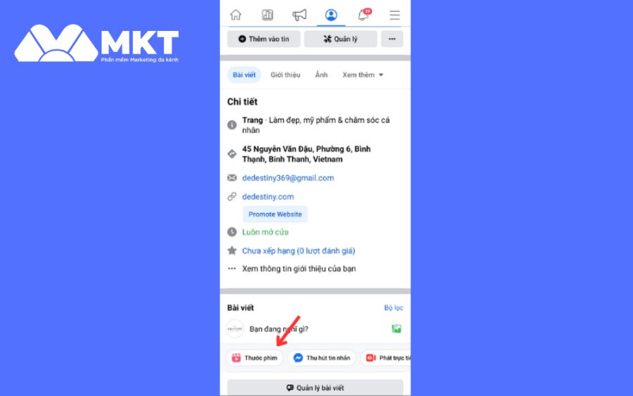 Cách đăng Reels trên Fanpage Facebook bằng điện thoại