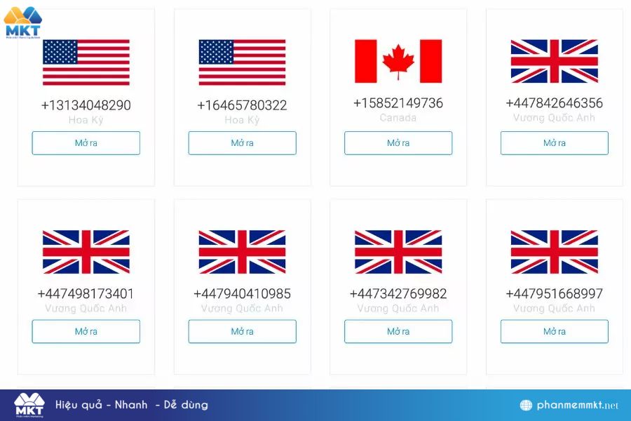 Lấy sđt ảo trên Receive SMS