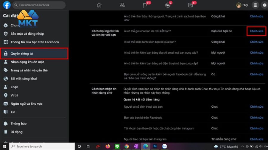 Cách ẩn nút kết bạn Facebook trên máy tính