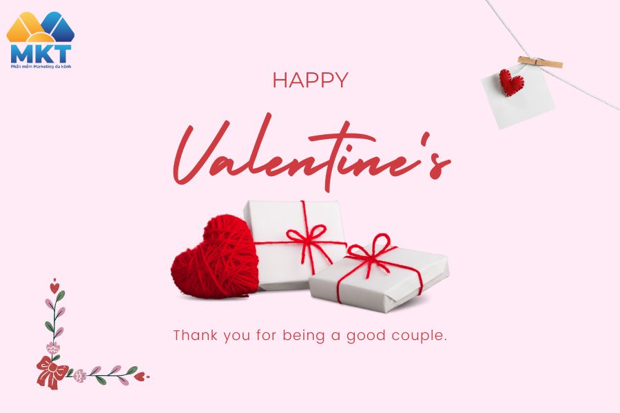 Mẫu content bán hàng Valentine