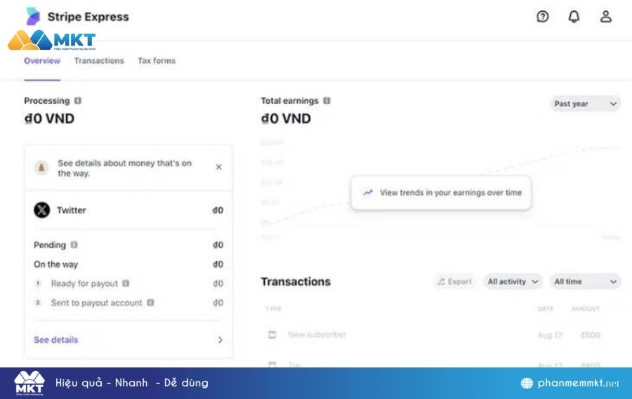 Bật chức năng kiếm tiền trên Twitter