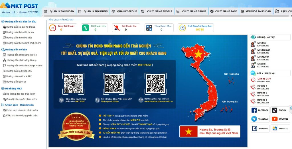 Phần mềm bán hàng MKT Post