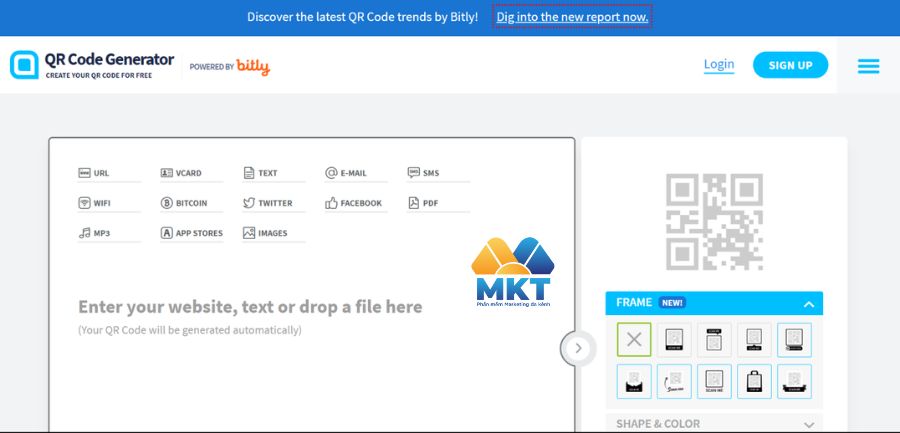 Cách tạo mã QR Fanpage Facebook trên điện thoại