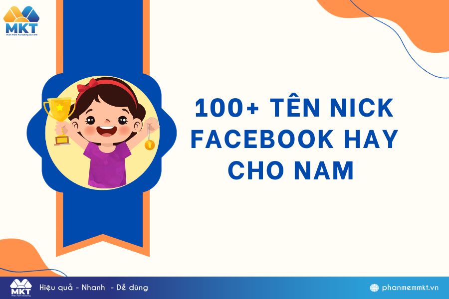 Tên nick Facebook hay cho nam